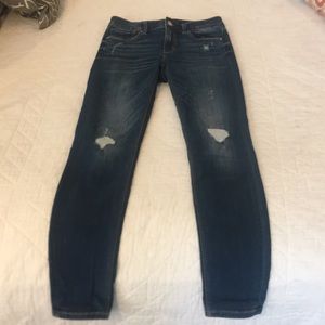 Distressed jeans from White House Black Market